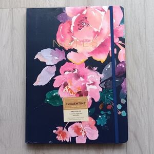 Clementine Paper Inc. Padfolio Floral Pink Navy Blue 8.5" by 11.5" Legal Pad